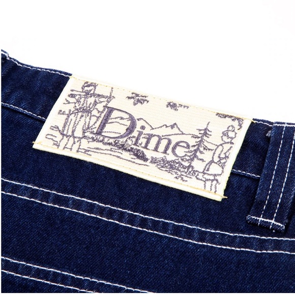 DIME CLASSIC DENIM PANTS- Dark Indigo M - Picture 4 of 8